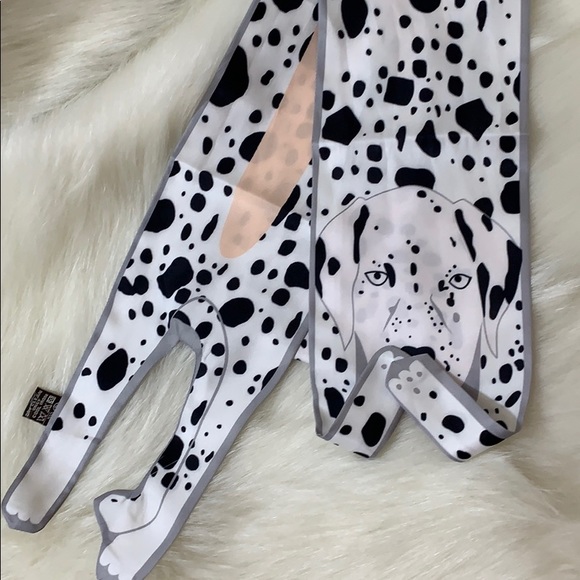 Dalmatian Pup Twilly Bandeau Hair Neck Bag Tie - Picture 5 of 7